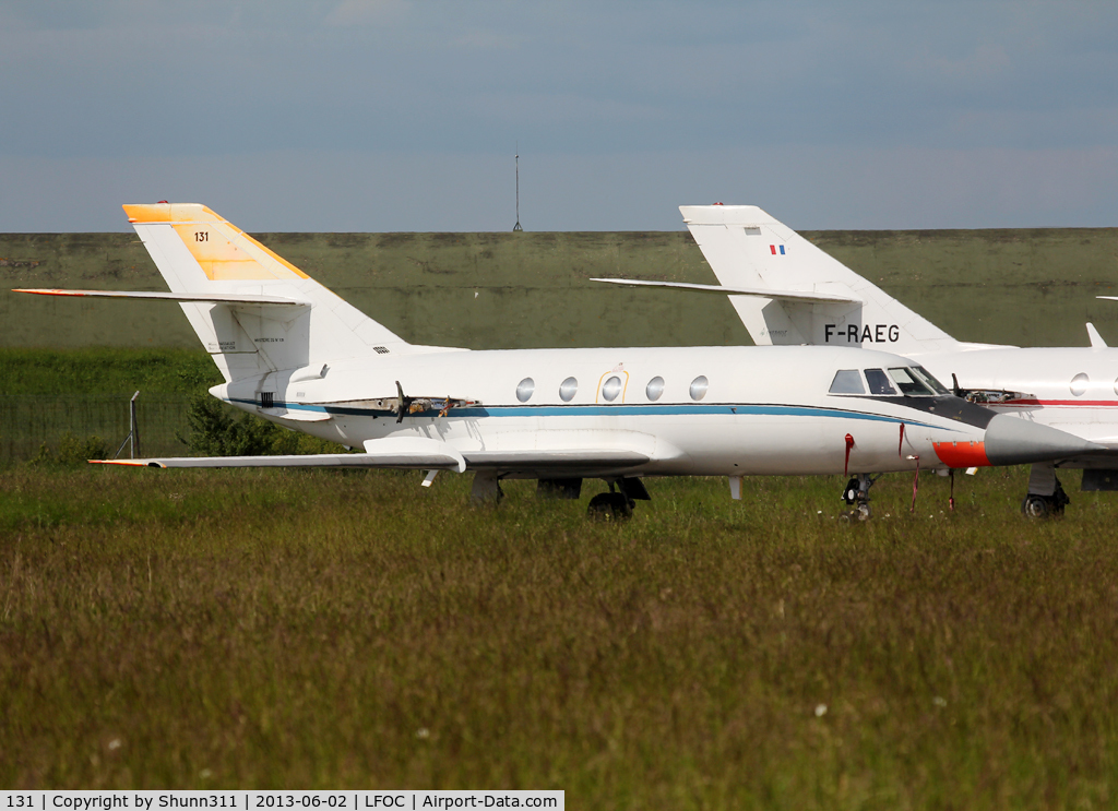 131, Dassault Falcon (Mystere) 20F C/N 131, Now stored at LFOC and seen during Open Day 2013...