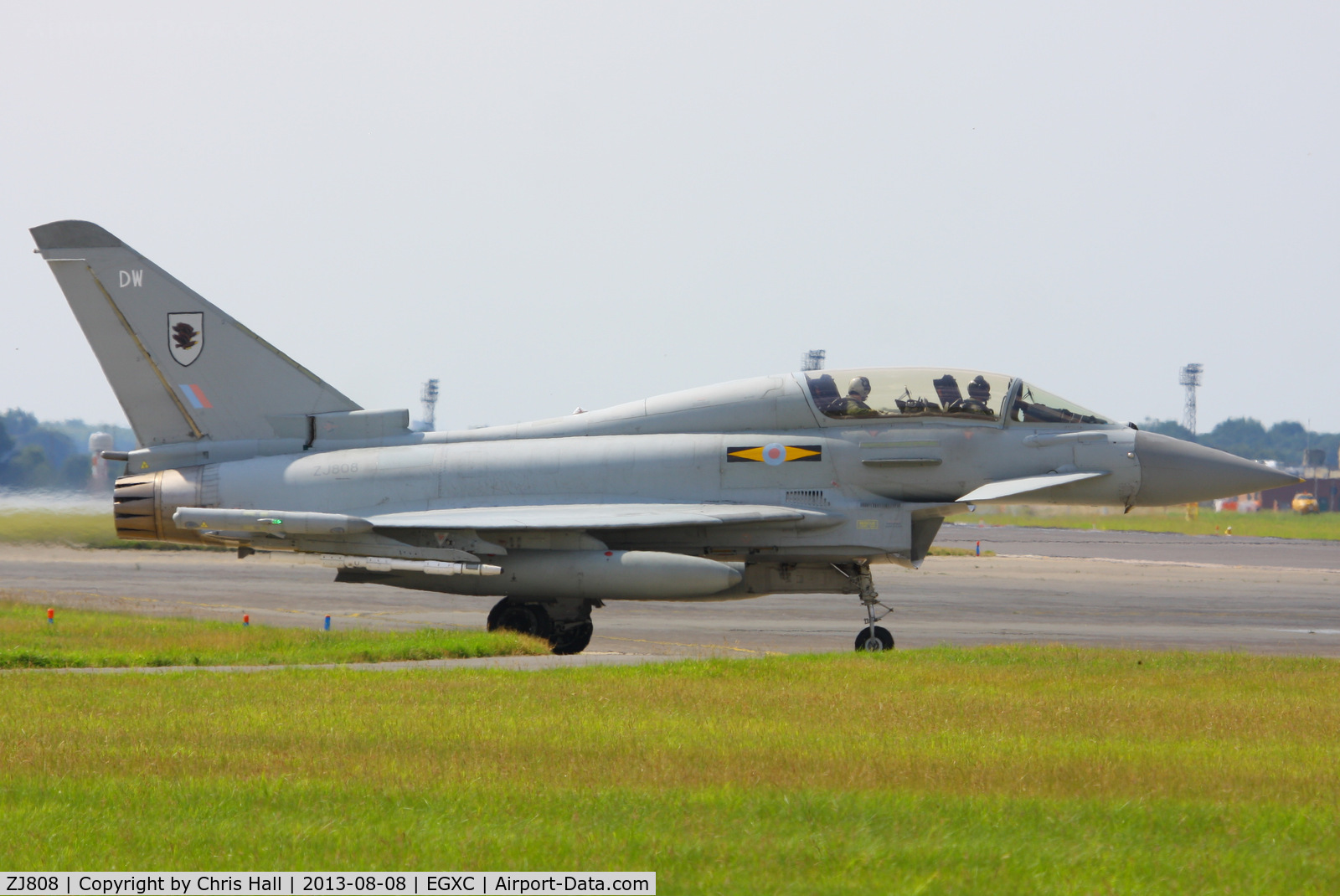 ZJ808, 2004 Eurofighter EF-2000 Typhoon T3 C/N 0028/BT009, Royal Air Force 11(F) Squadron