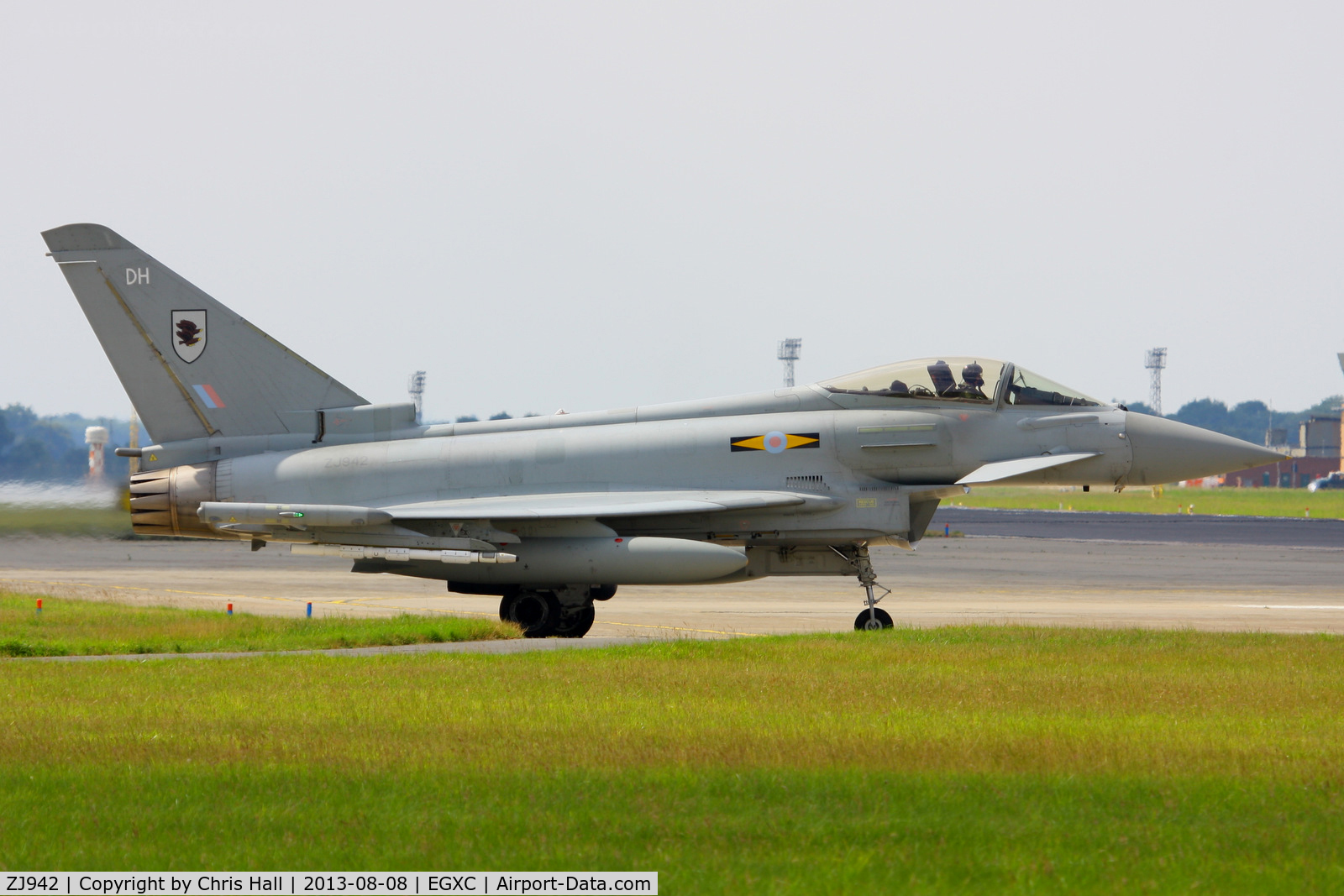 ZJ942, 2007 Eurofighter EF-2000 Typhoon FGR4 C/N 0137/BS035, Royal Air Force 11(F) Squadron