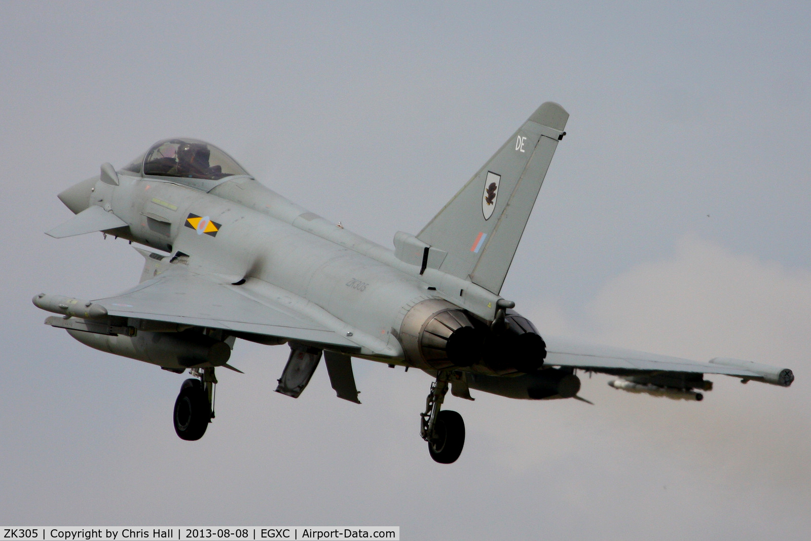 ZK305, 2009 Eurofighter EF-2000 Typhoon FGR4 C/N BS056/215, Royal Air Force 11(F) Squadron