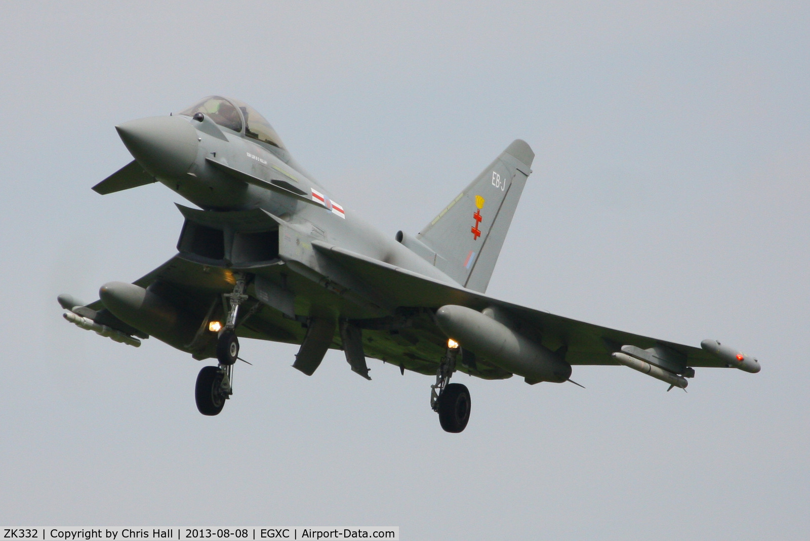 ZK332, 2011 Eurofighter EF-2000 Typhoon FGR4 C/N BS093/353, Royal Air Force 41(R) Squadron