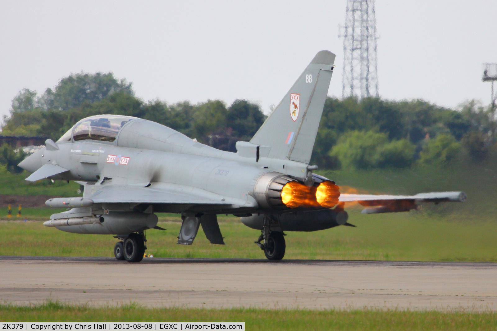 ZK379, 2010 Eurofighter EF-2000 Typhoon T.3 C/N BT024/249, Royal Air Force 29(R) Squadron