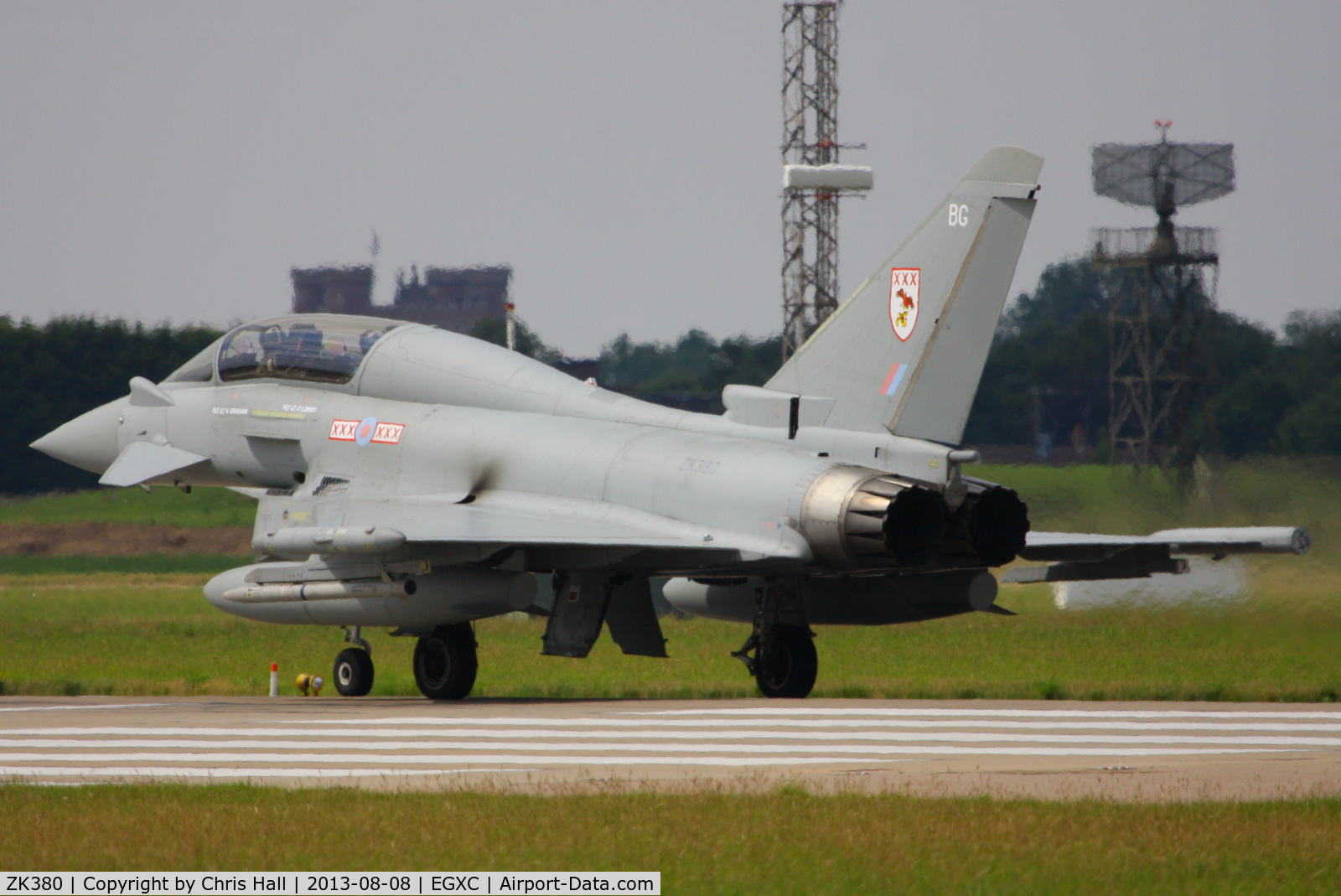 ZK380, 2010 Eurofighter EF-2000 Typhoon T.3 C/N BT025/270, Royal Air Force 29(R) Squadron