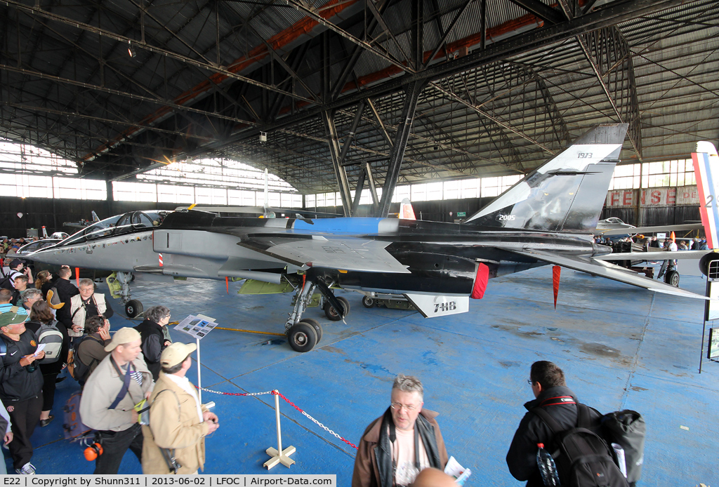 E22, Sepecat Jaguar E C/N E22, Preserved in Canopee Museum and seen during LFOC Open Day 2013... Special c/s