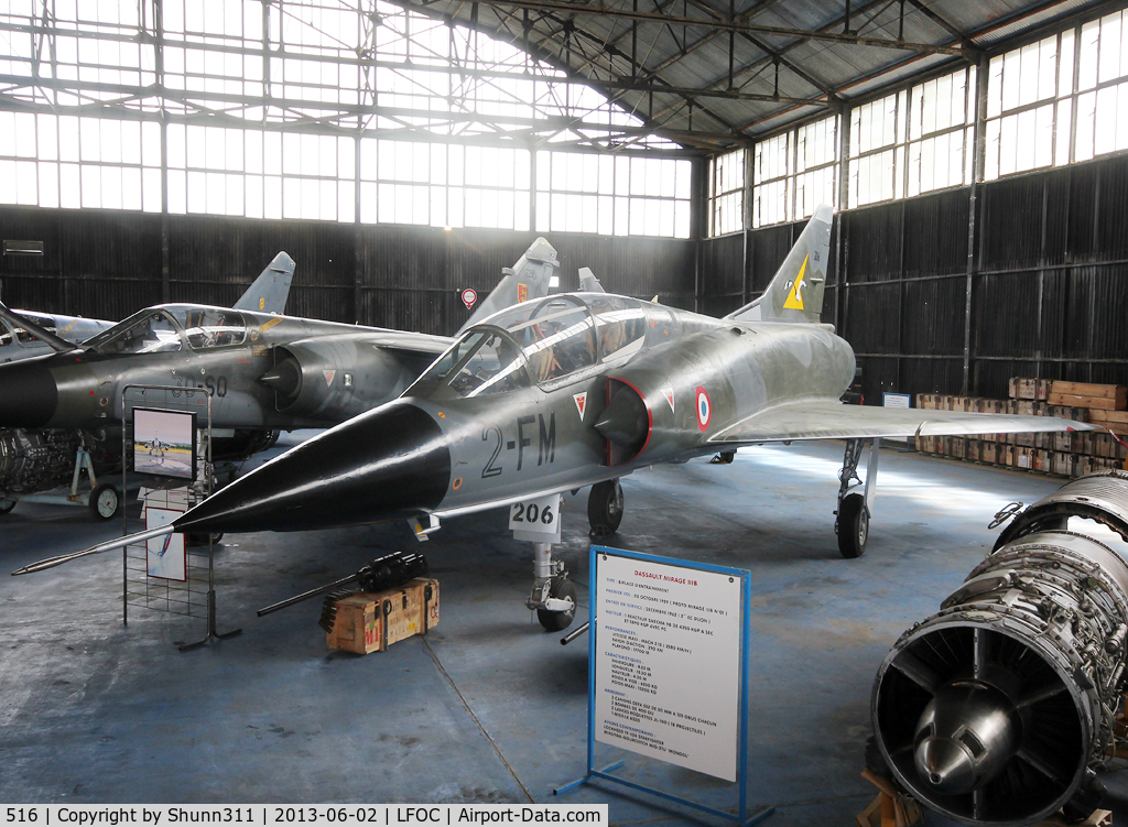 516, Dassault Mirage 2000B C/N 199, Preserved in Canopee Museum and seen during LFOC Open Day 2013...