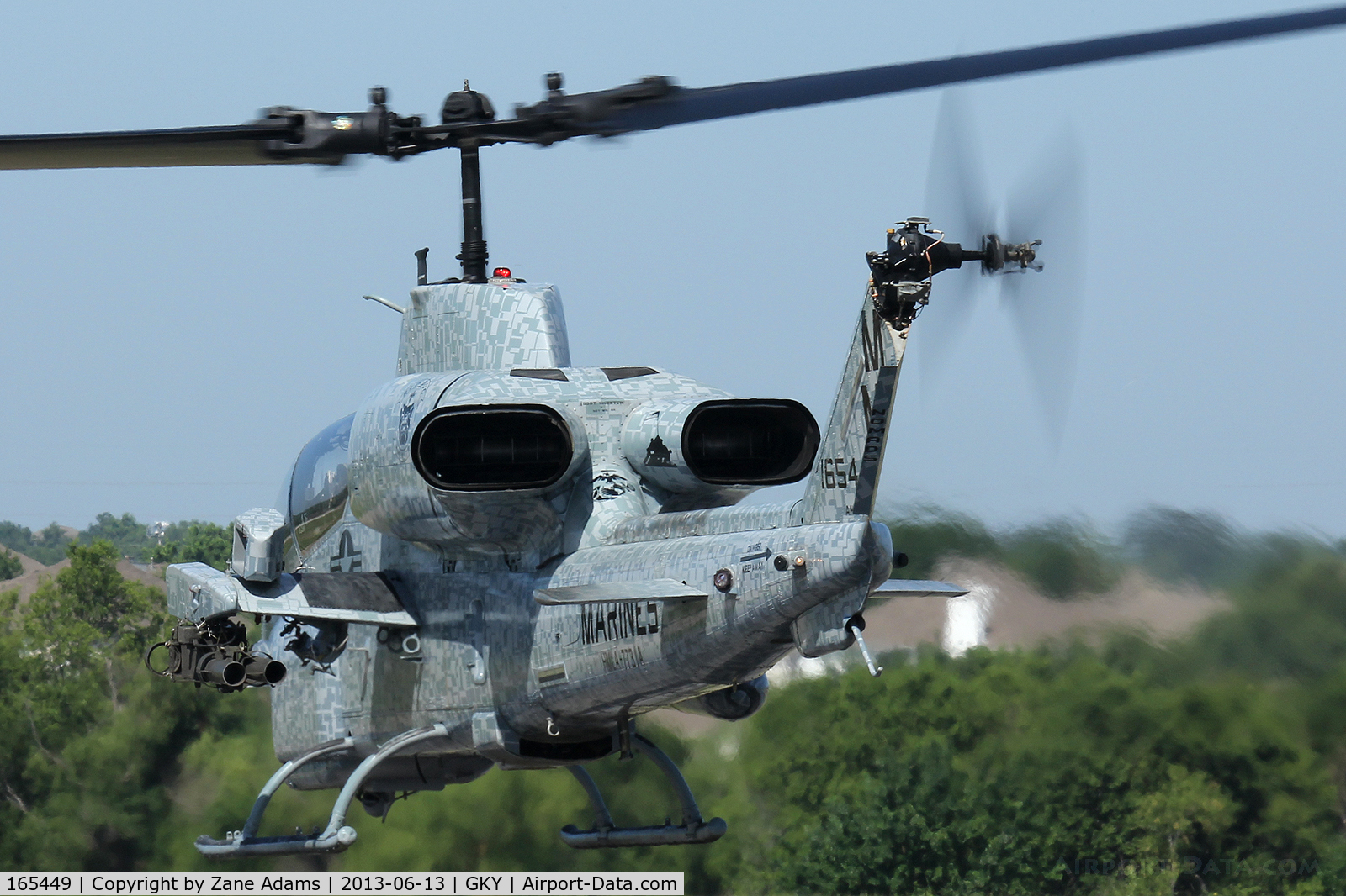 165449, Bell AH-1W Super Cobra C/N Not found 165449, Departing Arlington Municipal Airport