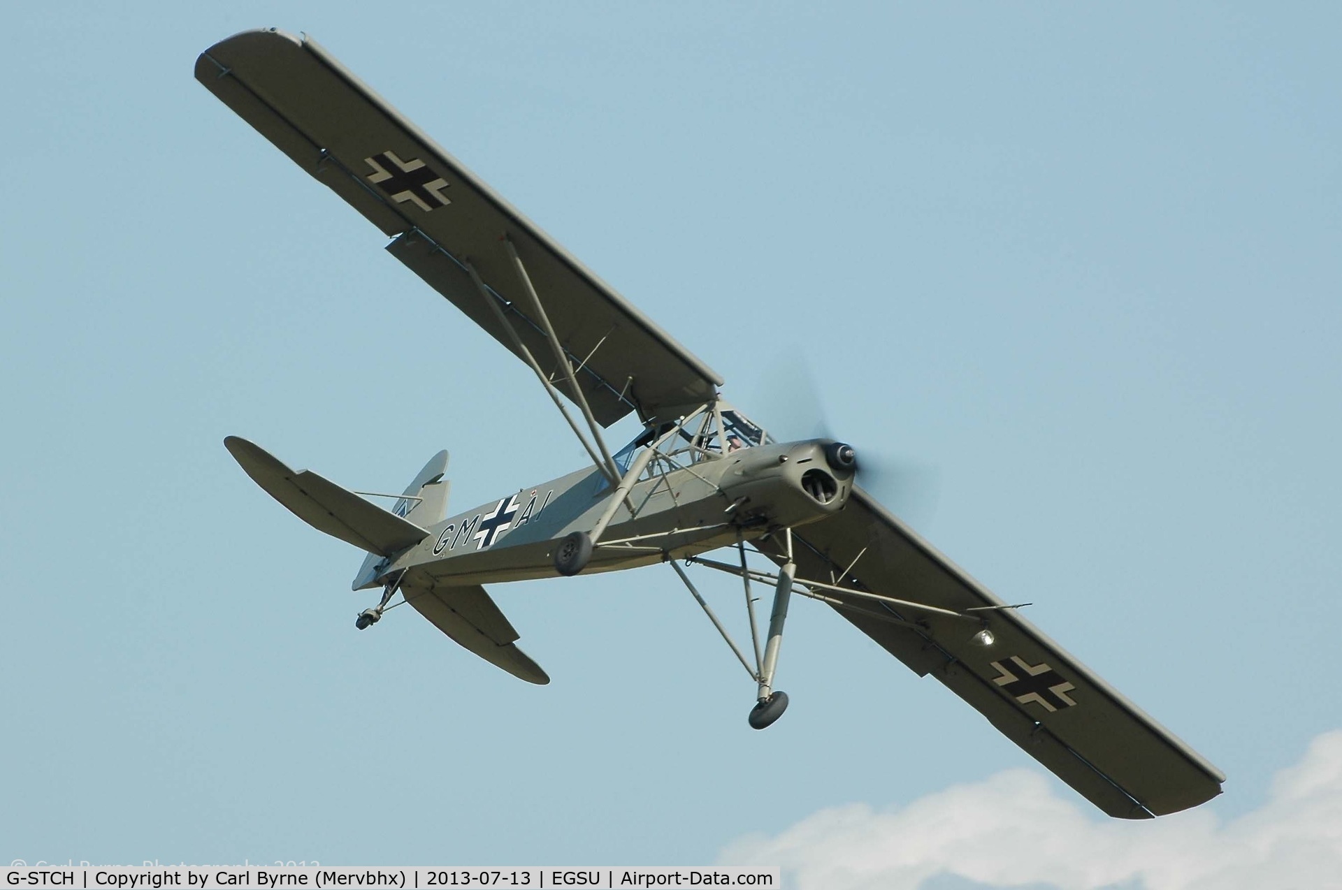 G-STCH, 1942 Fieseler Fi-156A-1 Storch C/N 2088, Flying as part of the 