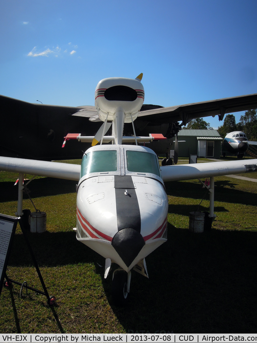 VH-EJX, 1974 Lake LA-4-200 Buccaneer C/N 596, At the Queensland Air Museum, Caloundra