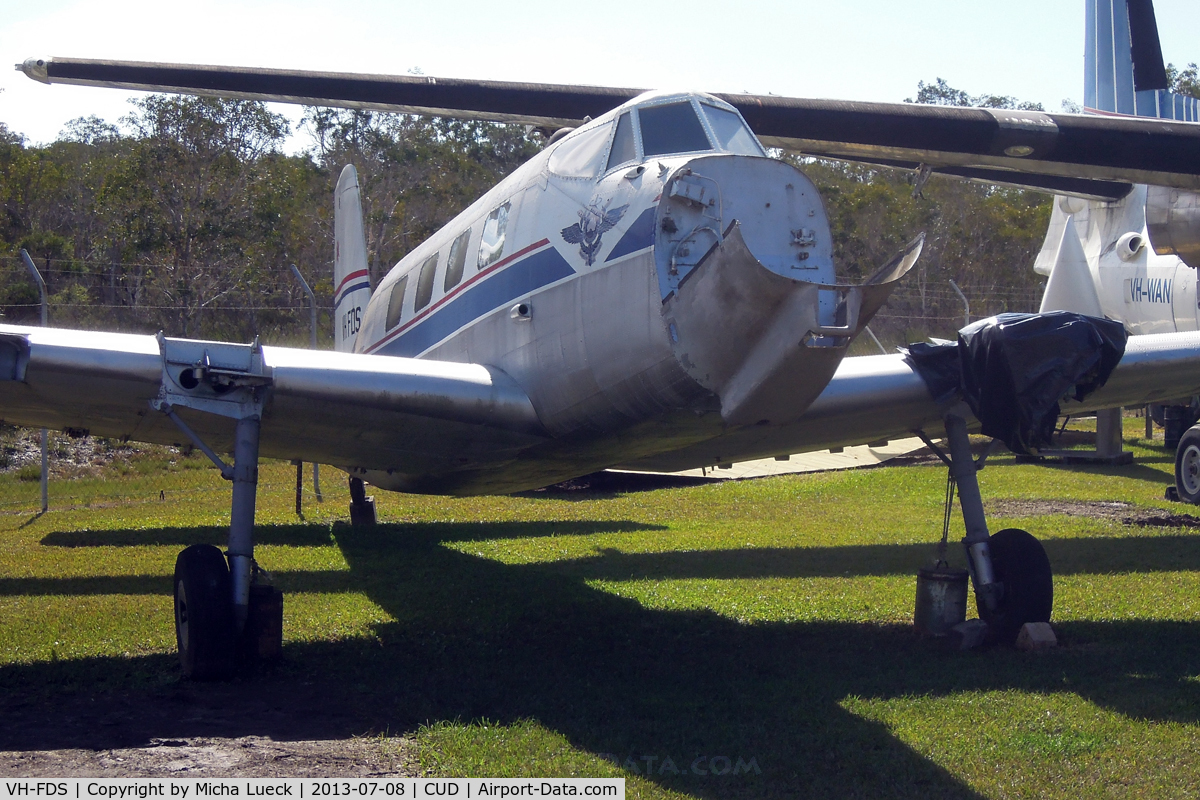 VH-FDS, 1951 De Havilland Australia DHA-3 Drover MkI C/N DHA5007, At the Queensland Air Museum, Caloundra