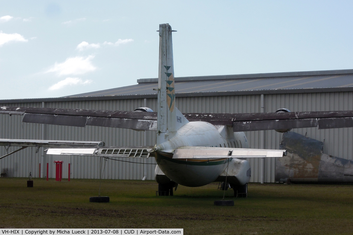 VH-HIX, 1967 Nord 262A C/N 42, At the Queensland Air Museum, Caloundra