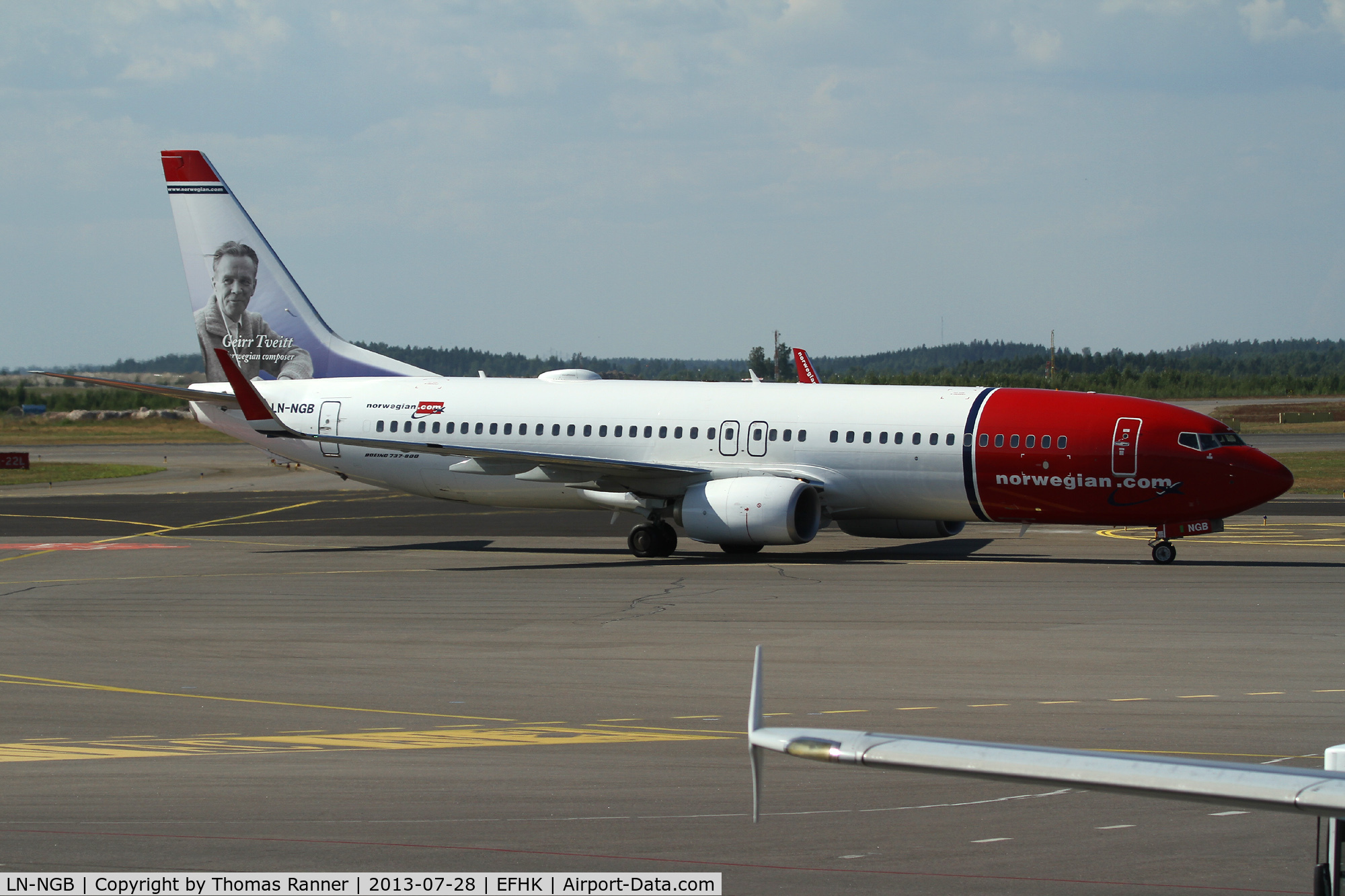 LN-NGB, 2012 Boeing 737-8JP C/N 39015, Norwegian B737