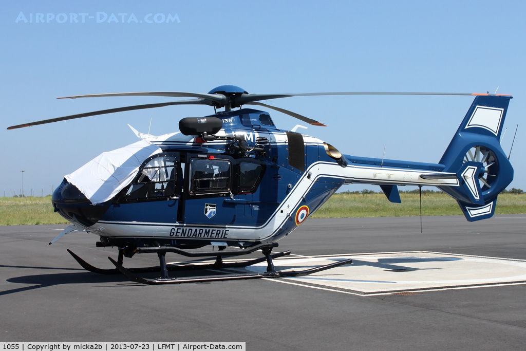 1055, 2012 Eurocopter EC-135T-2 C/N 1055, Parked