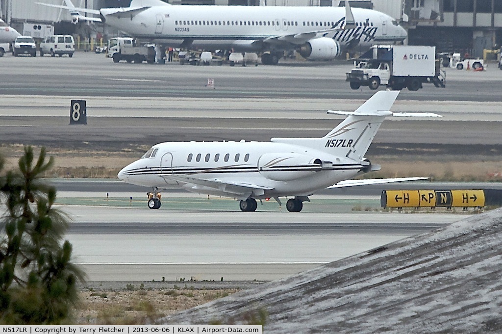 N517LR, 1992 British Aerospace BAe.125-1000A C/N 259017, At Los Angeles Airport , California