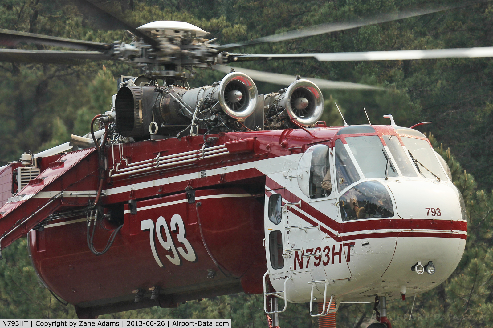N793HT, Sikorsky S64 C/N 67-18427, N793HT - Jaroso fire, Cowles, NM - June 2013