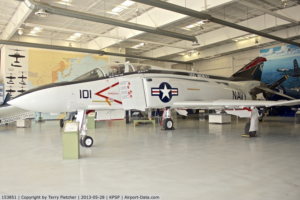 153851, McDonnell F-4S Phantom C/N 2299, Displayed at the Palm Springs Air Museum , California