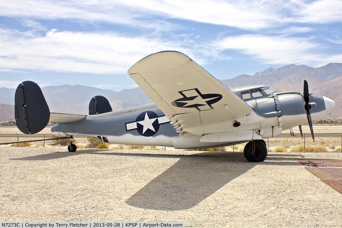 N7273C, 1940 Lockheed PV-2 Harpoon C/N 15-1177, Displayed at the Palm Springs Air Museum , California