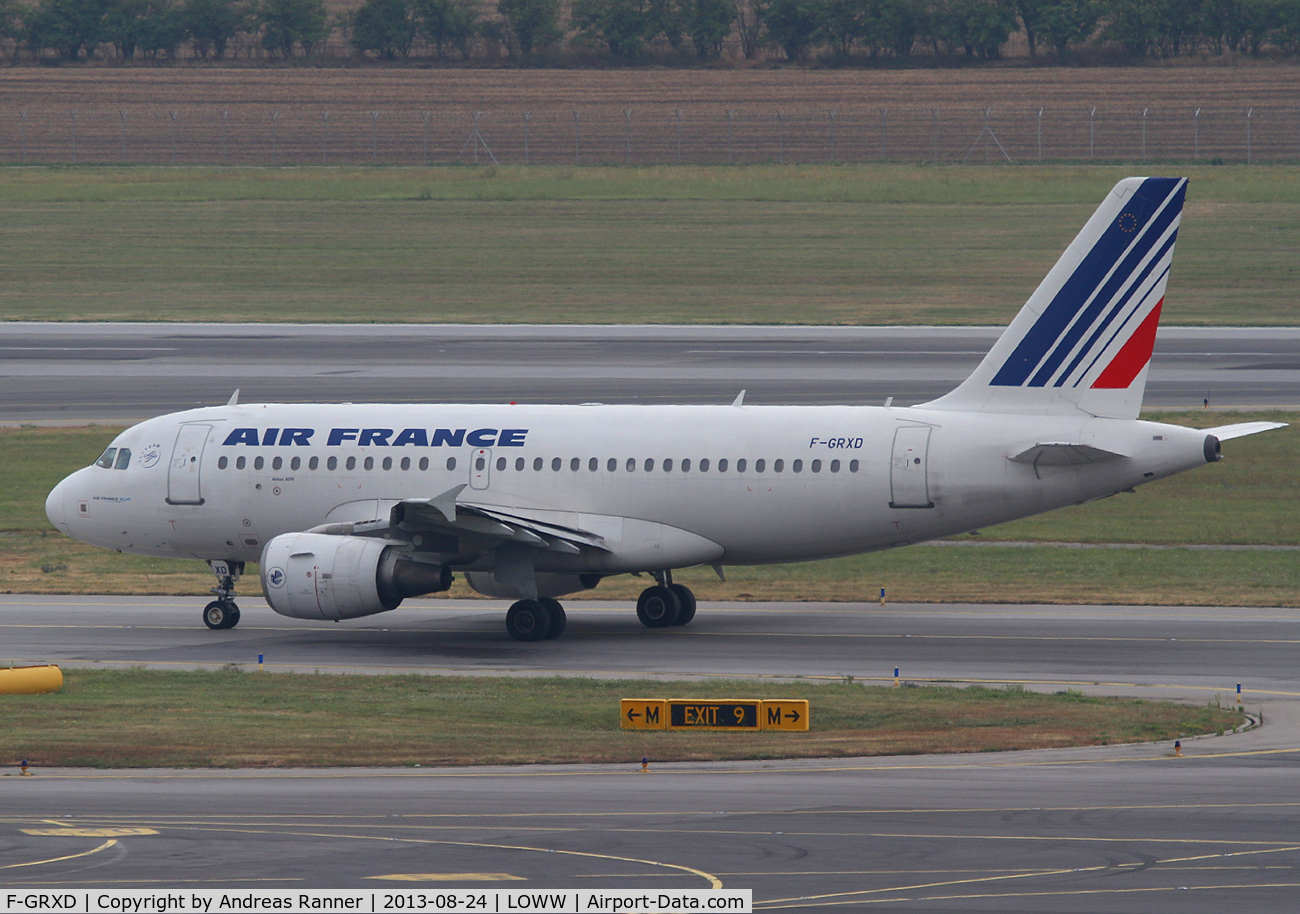 F-GRXD, 2002 Airbus A319-111 C/N 1699, Air France Airbus A319