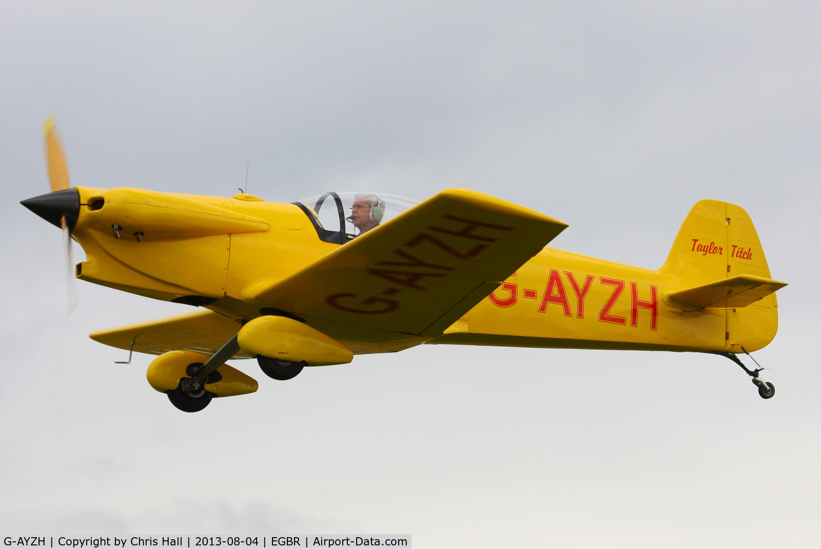 G-AYZH, 2007 Taylor JT-2 Titch C/N PFA 060-1316, at Breighton's Summer Fly-in