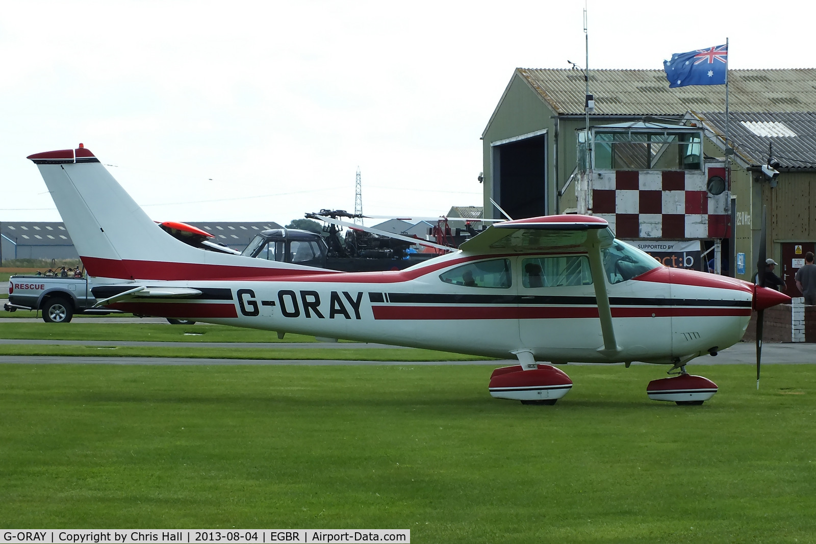 G-ORAY, 1980 Reims F182Q Skylane C/N 0132, at Breighton's Summer Fly-in