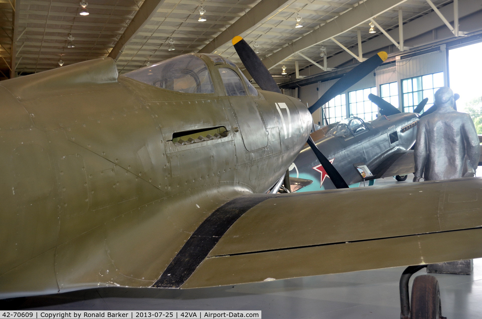 42-70609, 1942 Bell P-63C Kingcobra C/N Not found 42-70609, Military Aviation Museum, Pungo, VA