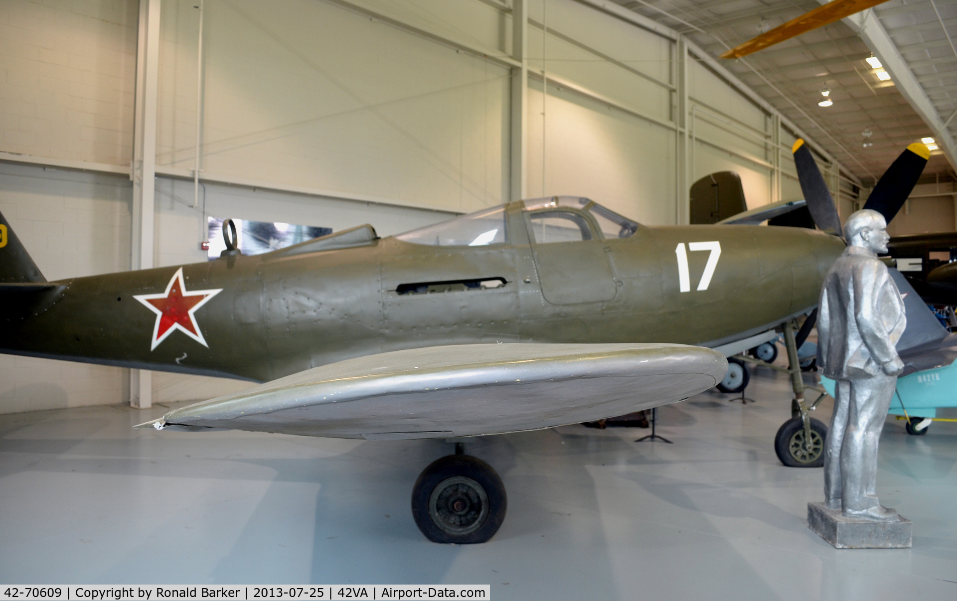 42-70609, 1942 Bell P-63C Kingcobra C/N Not found 42-70609, Military Aviation Museum, Pungo, VA