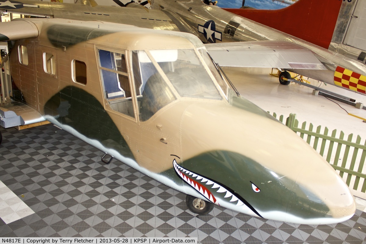N4817E, GAF N24A Nomad C/N N24A-77, Displayed at the Palm Springs Air Museum , California