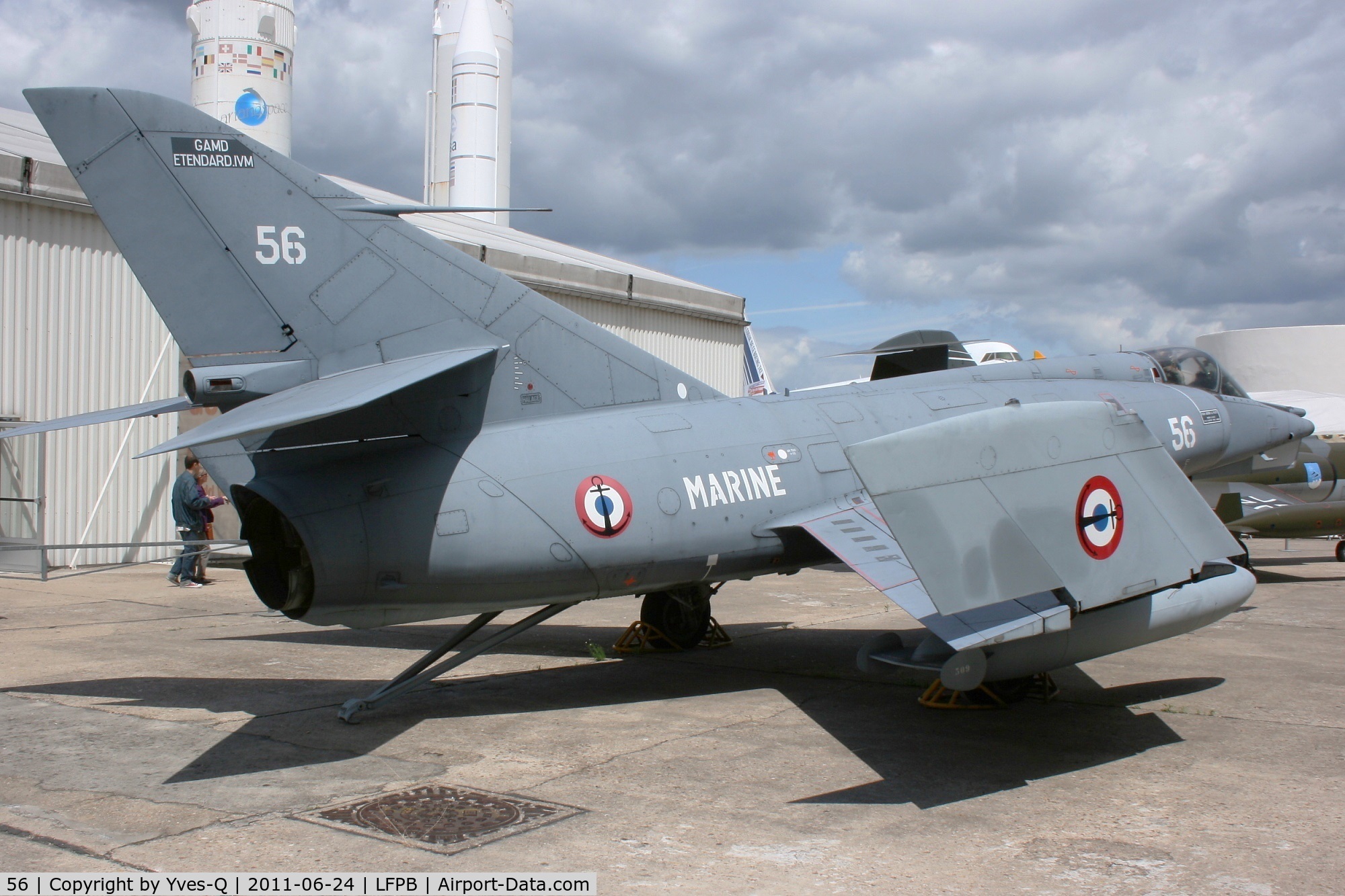 56, Dassault Etendard IV.M C/N 56, Dassault Etendard IV M, Air & Space Museum Paris-Le Bourget (LFPB)