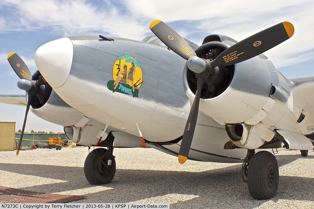 N7273C, 1940 Lockheed PV-2 Harpoon C/N 15-1177, At Palm Springs Air Museum , California