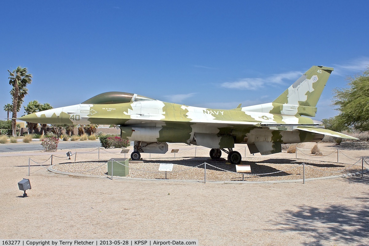163277, General Dynamics F-16N Fighting Falcon C/N 3M-10, At Palm Springs Air Museum , California