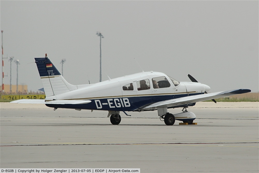 D-EGIB, 1980 Piper PA-28-181 Cherokee Archer II C/N 28-8190017, Visitor on GAT....