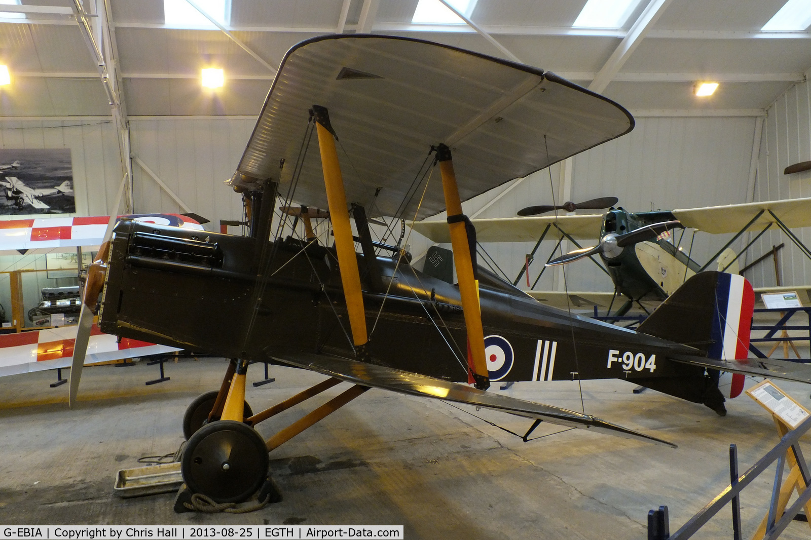 G-EBIA, 1918 Royal Aircraft Factory SE-5A C/N 654/2404, The Shuttleworth Collection, Old Warden