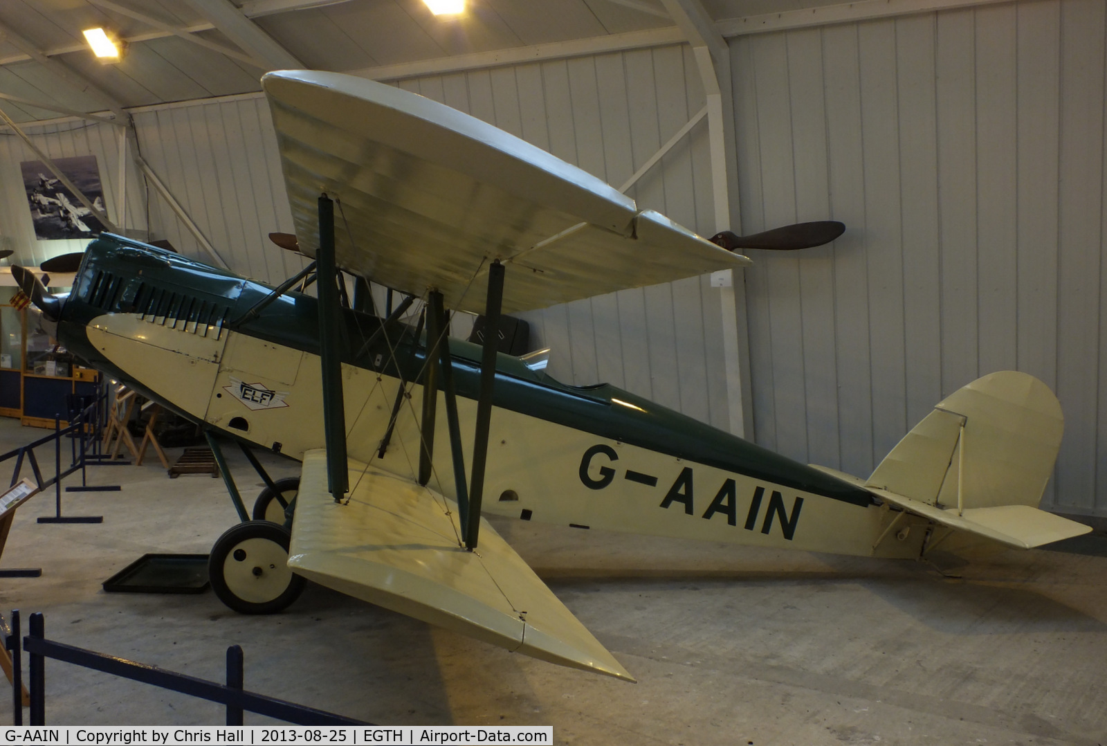 G-AAIN, 1934 Parnall Elf II C/N J.6, The Shuttleworth Collection, Old Warden