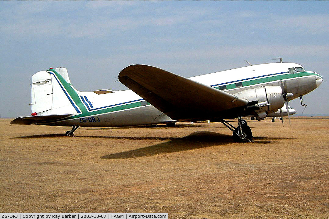 ZS-DRJ, 1943 Douglas C-47A Skytrain C/N 12026, Douglas DC-3C-47A-1-DK [12026] Johannesburg-Rand~ZS 07/10/2003