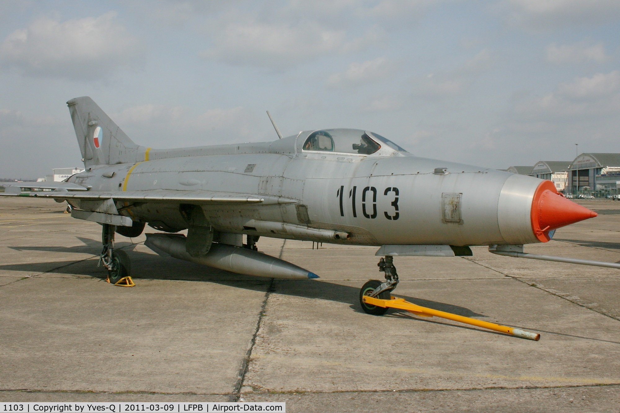 1103, Mikoyan-Gurevich MiG-21F-13 C/N 161103, Aéro S-106 (Mig 21F-13), Air & Space Museum Paris-Le Bourget (LFPB)