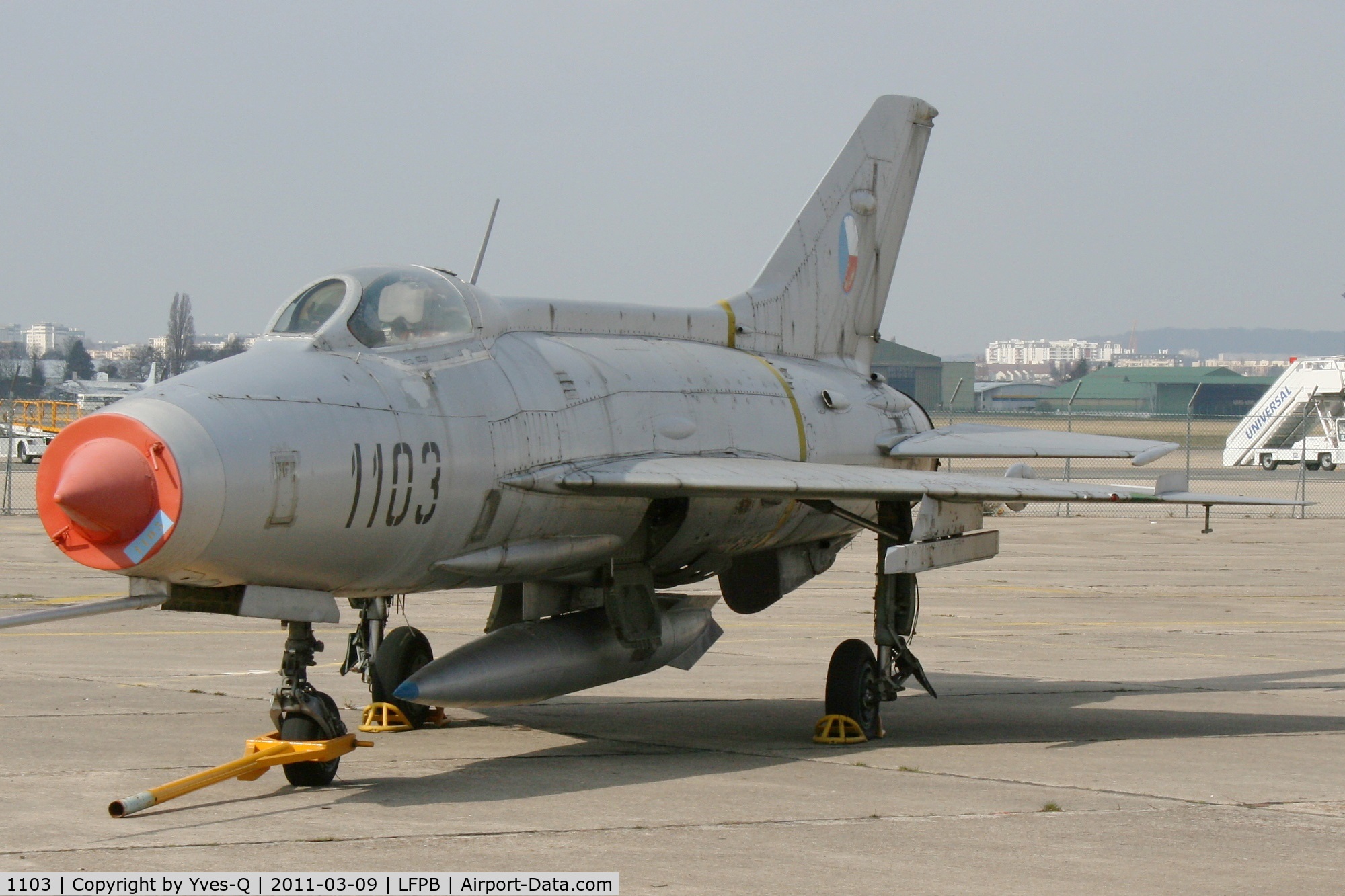 1103, Mikoyan-Gurevich MiG-21F-13 C/N 161103, Aéro S-106 (Mig 21F-13), Air & Space Museum Paris-Le Bourget (LFPB)