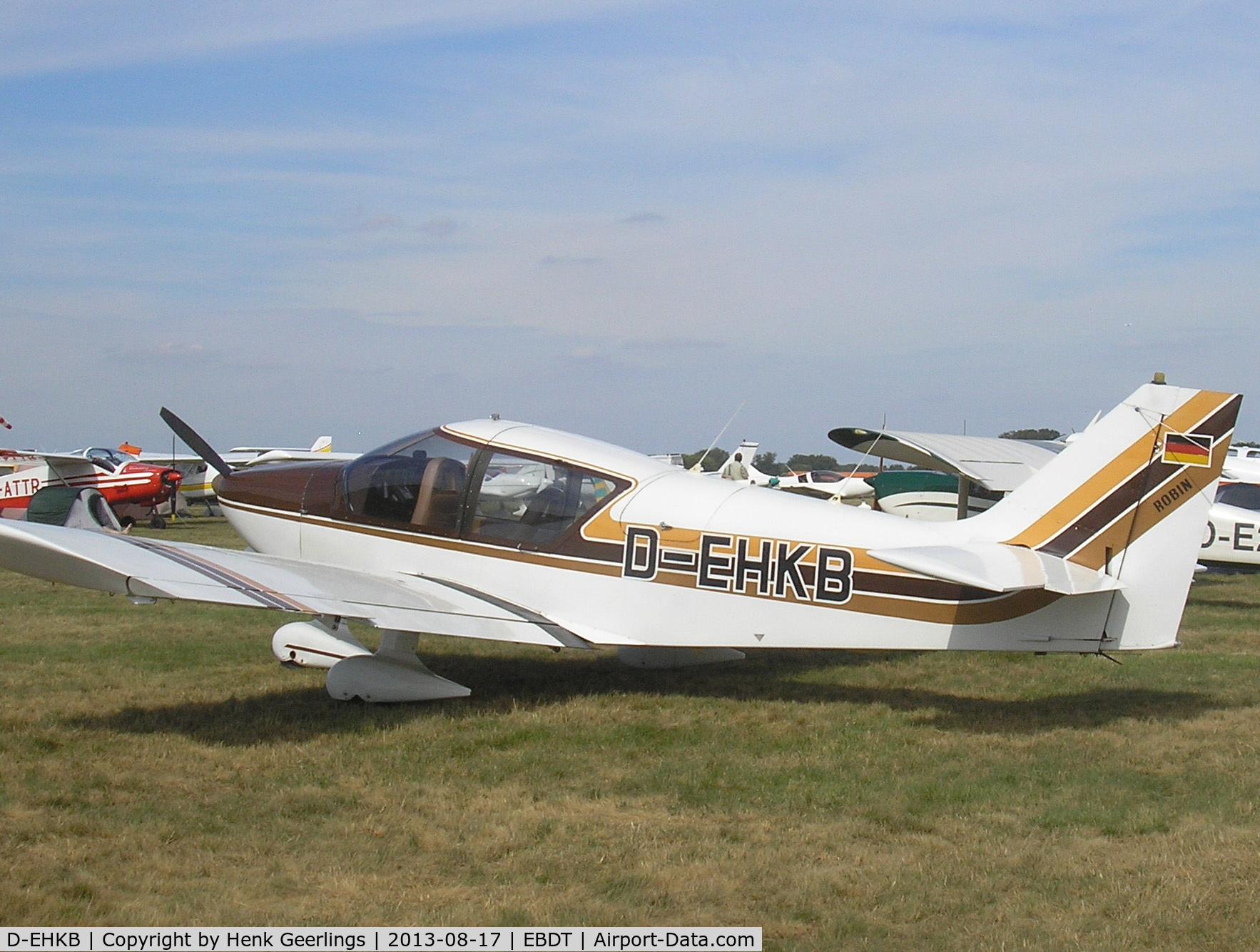 D-EHKB, 1980 Robin R-1180TD II Aiglon C/N 262, Schaffen - Diest Oldtimer Fly In , Belgium , Aug 2013
