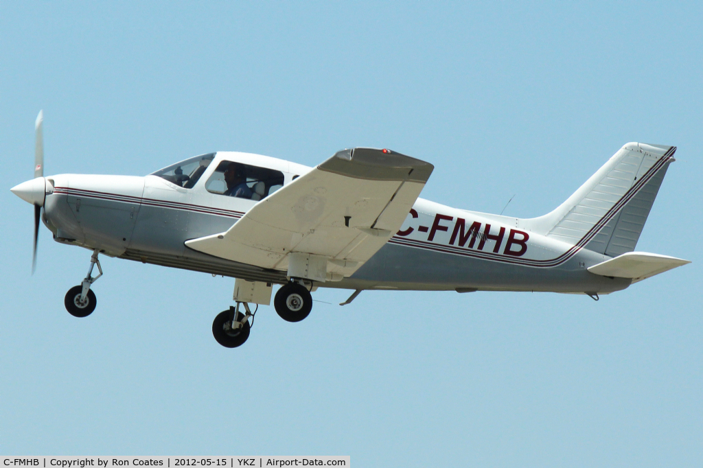 C-FMHB, 1979 Piper PA-28-161 Warrior II C/N 28-8016083, 1979 Piper PA-28 landing on rwy 33 at Buttonville Municipal Airport (YKZ) north of Toronto