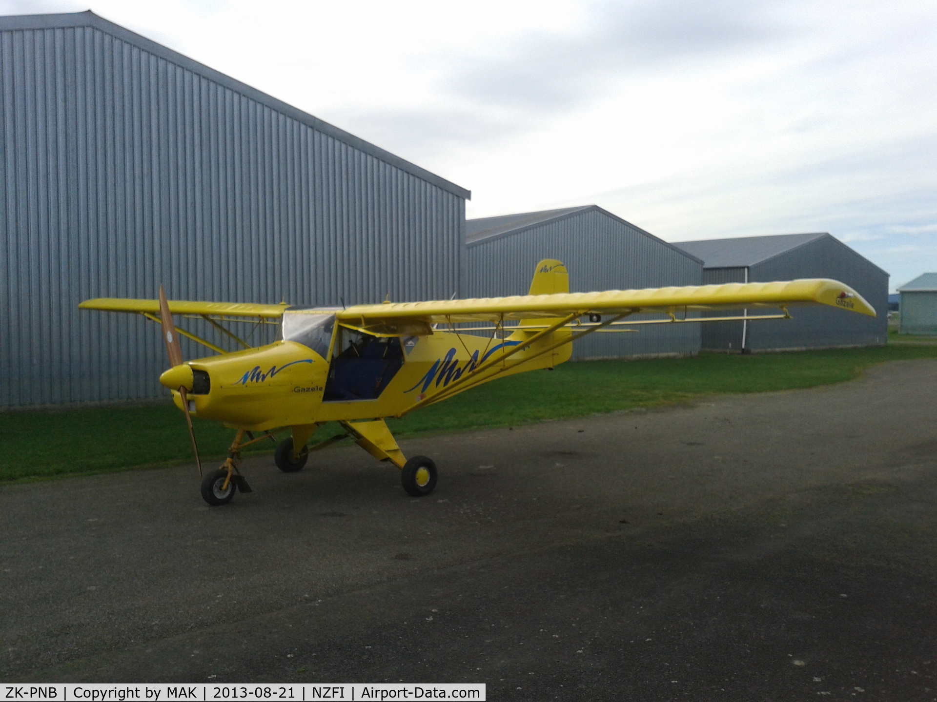 ZK-PNB, Skyfox CA25N Gazelle C/N CA25N014, Taonui Aerodrome, Feilding, New Zealand