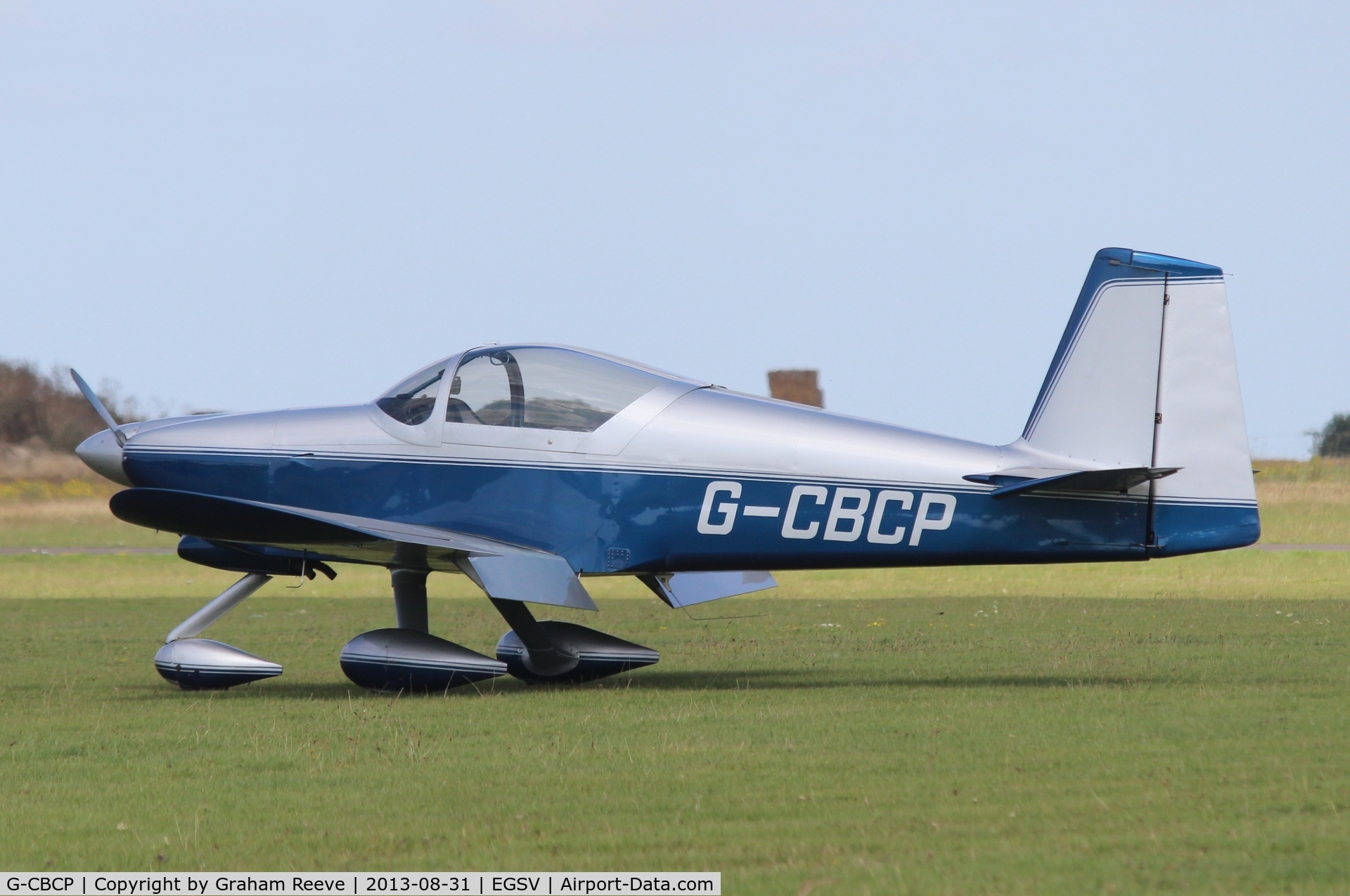 G-CBCP, 2003 Vans RV-6A C/N PFA 181A-13643, Parked at Old Buckenham.