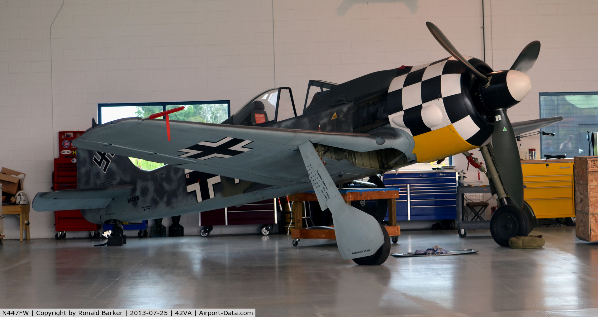 N447FW, Focke-Wulf Fw-190A-8 C/N 739447, Military Aviation Museum, Pungo, VA