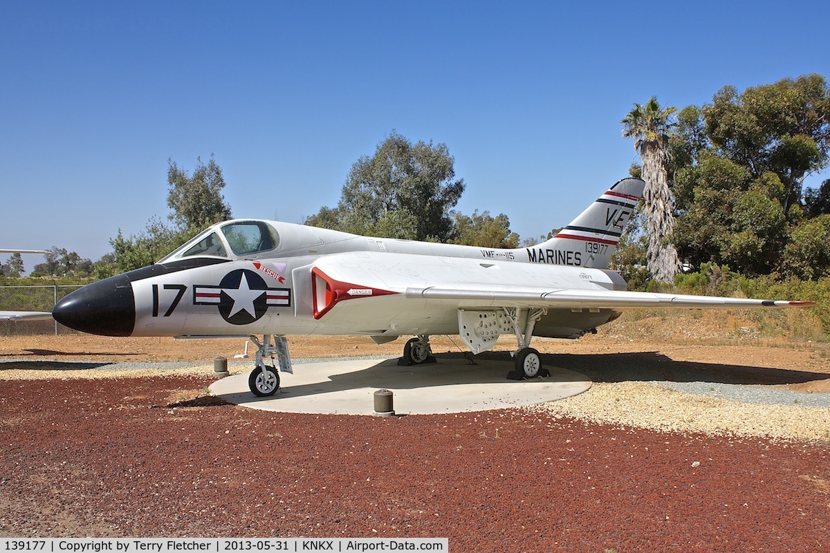 139177, Douglas F-6A Skyray C/N 11251, Displayed at the Flying Leatherneck Aviation Museum in San Diego, California