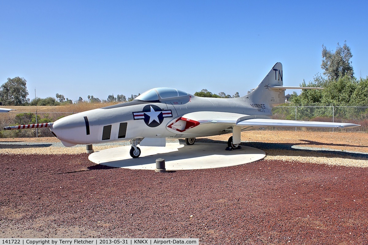 141722, Grumman RF-9J Cougar C/N 55, Displayed at the Flying Leatherneck Aviation Museum in San Diego, California