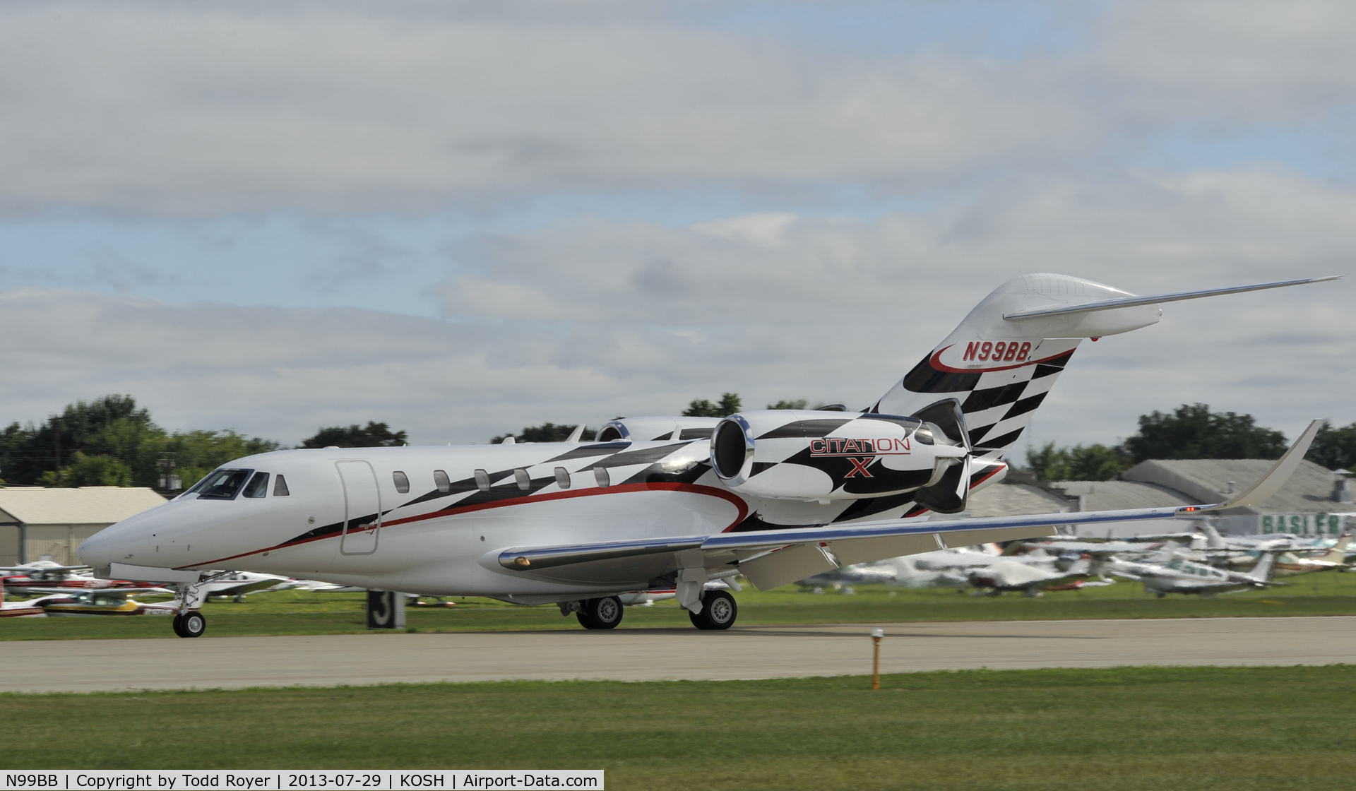 N99BB, 1996 Cessna 750 Citation X Citation X C/N 750-0005, Airventure 2013