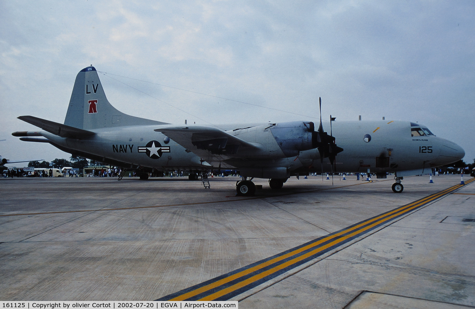 161125, 1980 Lockheed P-3C Orion C/N 285A-5705, VP-66, RIAT 2002