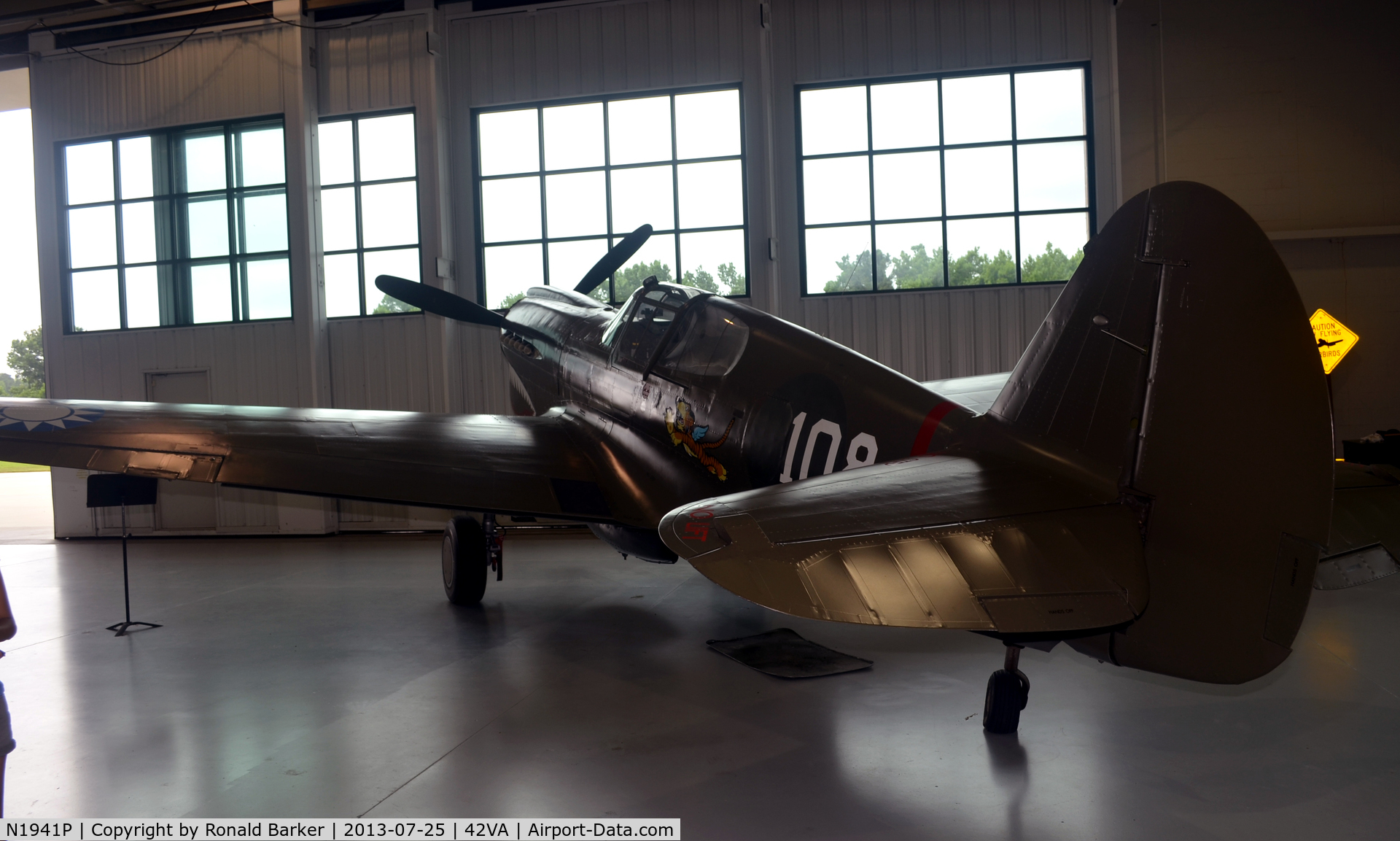 N1941P, 1941 Curtiss P-40E C/N 1025, Warhawk, Military Aviation Museum, Pungo, VA