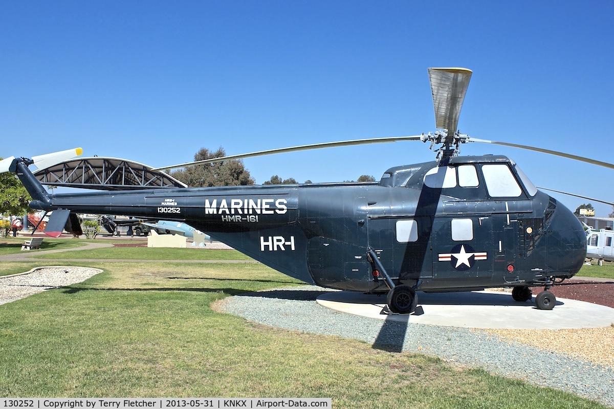 130252, 1953 Sikorsky HRS-3 (CH-19E) Chickasaw C/N 55-408, Displayed at the Flying Leathernecks Aviation Museum, San Diego