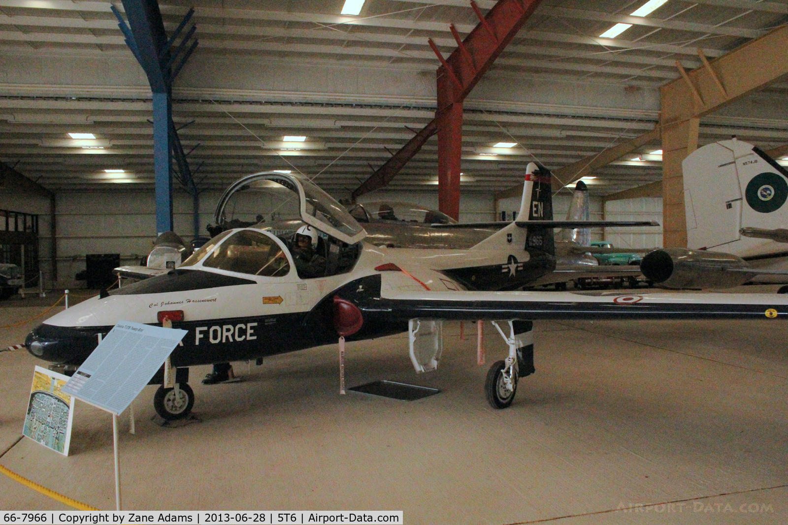 66-7966, 1966 Cessna T-37B Tweety Bird C/N 40926, At the War Eagles Museum - Santa Teresa, NM