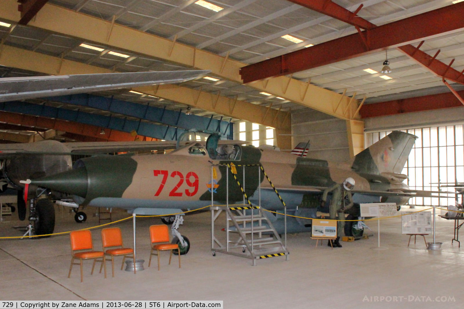 729, Mikoyan-Gurevich MiG-21SPS C/N 94A4213, At the War Eagles Museum - Santa Teresa, NM