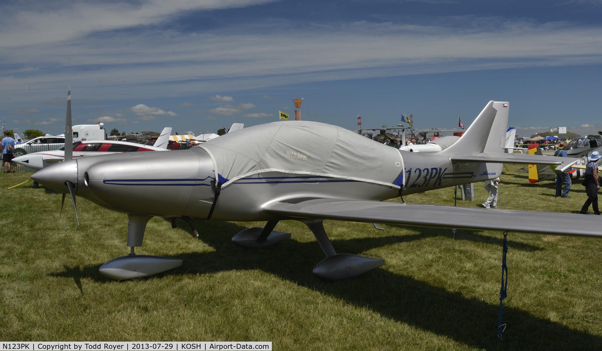 N123PK, 1998 Lancair ES C/N LRK-017, Airventure 2013