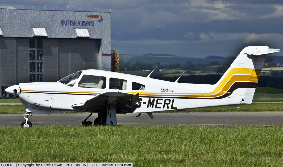 G-MERL, 1979 Piper PA-28RT-201 Arrow IV C/N 28R-7918036, EGFF resident, Cherokee Arrow !V, Ex N2116N.